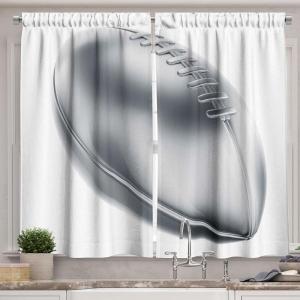 Ambesonne Anemone Flower Kitchen Curtains, Shabby Form Spring Pattern Blossoming Bridal Bouquets Romantic, Window Drapes 2 Panel Set for Kitchen Cafe Decor, 55″ x 39″, Baby Pink Lilac Purple(Grey White)