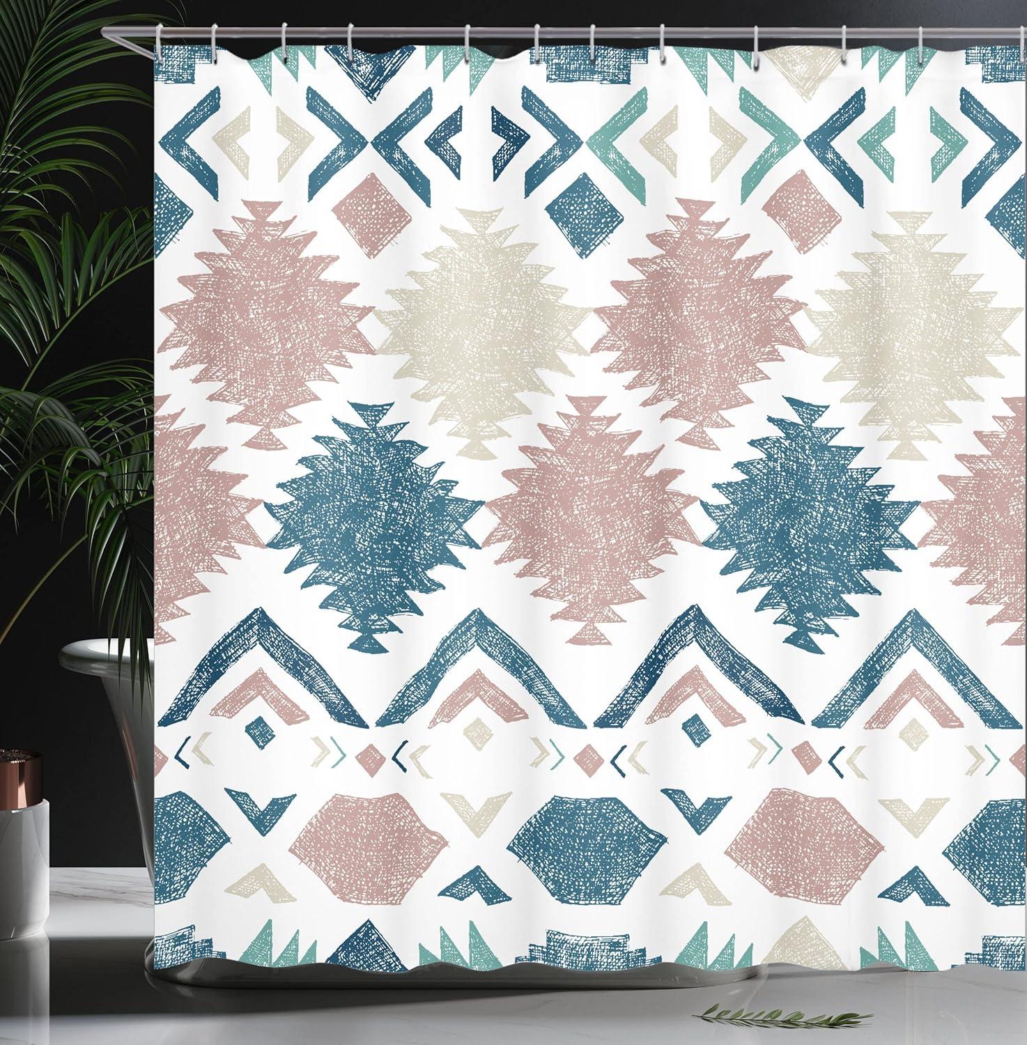 imageAmbesonne Damask Shower Curtain Vintage Style Floral Pattern Abstract Romantic Bouquet Greenery Art Print Cloth Fabric Bathroom Decor Set with Hooks 69 W x 70 L Warm TaupePale Salmon