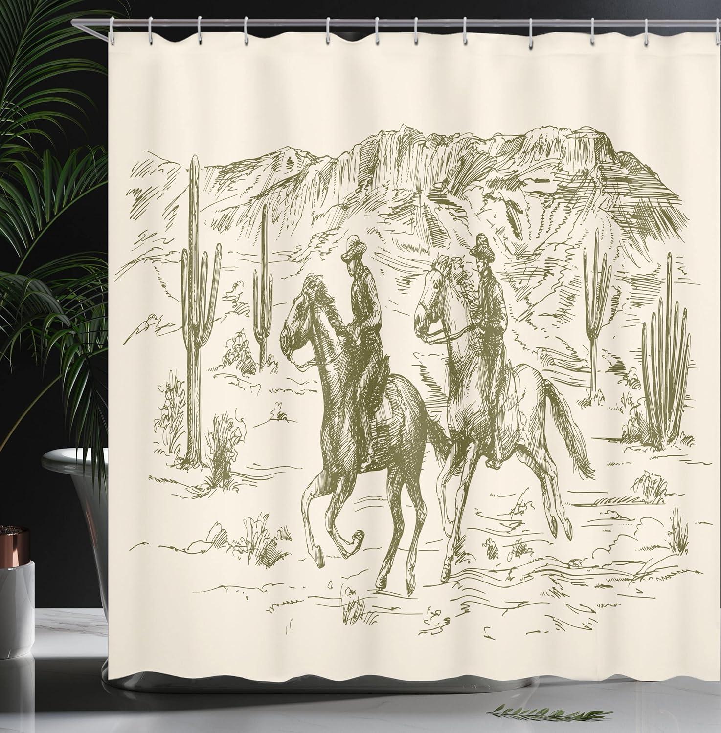 imageAmbesonne Damask Shower Curtain Vintage Style Floral Pattern Abstract Romantic Bouquet Greenery Art Print Cloth Fabric Bathroom Decor Set with Hooks 69 W x 70 L Warm TaupeCream Khaki