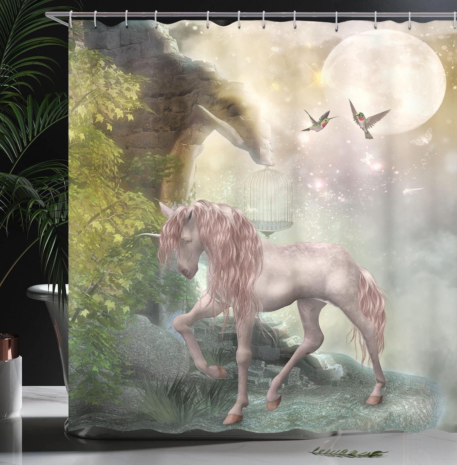 imageAmbesonne Floral Shower Curtain Bouquet with Swirled Branches Romantic Paper Flowers Origami Autumn Blooms Image Cloth Fabric Bathroom Decor Set with Hooks 69 W x 84 L Mint OrangeDark Eggshell Fern Green