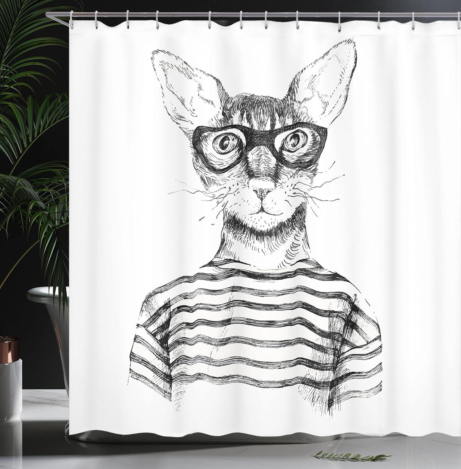 imageAmbesonne Floral Shower Curtain Bouquet with Swirled Branches Romantic Paper Flowers Origami Autumn Blooms Image Cloth Fabric Bathroom Decor Set with Hooks 69 W x 84 L Mint OrangeGray White
