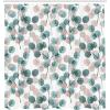 Ambesonne Damask Shower Curtain, Vintage Style Floral Pattern Abstract Romantic Bouquet Greenery Art Print, Cloth Fabric Bathroom Decor Set with Hooks, 69″ W x 70″ L, Warm Taupe(Almond Green)