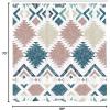 Ambesonne Damask Shower Curtain, Vintage Style Floral Pattern Abstract Romantic Bouquet Greenery Art Print, Cloth Fabric Bathroom Decor Set with Hooks, 69″ W x 70″ L, Warm Taupe(Pale Salmon)
