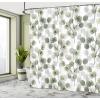 Ambesonne Damask Shower Curtain, Vintage Style Floral Pattern Abstract Romantic Bouquet Greenery Art Print, Cloth Fabric Bathroom Decor Set with Hooks, 69″ W x 70″ L, Warm Taupe(Dark Sepia)