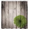 Ambesonne Damask Shower Curtain, Vintage Style Floral Pattern Abstract Romantic Bouquet Greenery Art Print, Cloth Fabric Bathroom Decor Set with Hooks, 69″ W x 70″ L, Warm Taupe(Green)
