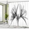 Ambesonne Damask Shower Curtain, Vintage Style Floral Pattern Abstract Romantic Bouquet Greenery Art Print, Cloth Fabric Bathroom Decor Set with Hooks, 69″ W x 70″ L, Warm Taupe(Taupe Grey)