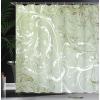 Ambesonne Damask Shower Curtain, Vintage Style Floral Pattern Abstract Romantic Bouquet Greenery Art Print, Cloth Fabric Bathroom Decor Set with Hooks, 69″ W x 70″ L, Warm Taupe(Soft Green)