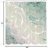 Ambesonne Damask Shower Curtain, Vintage Style Floral Pattern Abstract Romantic Bouquet Greenery Art Print, Cloth Fabric Bathroom Decor Set with Hooks, 69″ W x 70″ L, Warm Taupe(Coconut Seafoam)