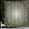 Ambesonne Damask Shower Curtain, Vintage Style Floral Pattern Abstract Romantic Bouquet Greenery Art Print, Cloth Fabric Bathroom Decor Set with Hooks, 69″ W x 70″ L, Warm Taupe(Dark Olive)
