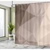 Ambesonne Damask Shower Curtain, Vintage Style Floral Pattern Abstract Romantic Bouquet Greenery Art Print, Cloth Fabric Bathroom Decor Set with Hooks, 69″ W x 70″ L, Warm Taupe(Cocoa Beige)