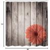 Ambesonne Damask Shower Curtain, Vintage Style Floral Pattern Abstract Romantic Bouquet Greenery Art Print, Cloth Fabric Bathroom Decor Set with Hooks, 69″ W x 70″ L, Warm Taupe(Salmon)