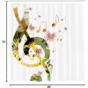 Ambesonne Damask Shower Curtain, Vintage Style Floral Pattern Abstract Romantic Bouquet Greenery Art Print, Cloth Fabric Bathroom Decor Set with Hooks, 69″ W x 70″ L, Warm Taupe(Pistachio Green)