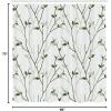 Ambesonne Damask Shower Curtain, Vintage Style Floral Pattern Abstract Romantic Bouquet Greenery Art Print, Cloth Fabric Bathroom Decor Set with Hooks, 69″ W x 70″ L, Warm Taupe(Reseda Green)