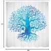 Ambesonne Damask Shower Curtain, Vintage Style Floral Pattern Abstract Romantic Bouquet Greenery Art Print, Cloth Fabric Bathroom Decor Set with Hooks, 69″ W x 70″ L, Warm Taupe(White Sky)
