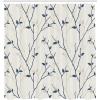 Ambesonne Damask Shower Curtain, Vintage Style Floral Pattern Abstract Romantic Bouquet Greenery Art Print, Cloth Fabric Bathroom Decor Set with Hooks, 69″ W x 70″ L, Warm Taupe(Azure Blue)