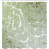 Ambesonne Damask Shower Curtain, Vintage Style Floral Pattern Abstract Romantic Bouquet Greenery Art Print, Cloth Fabric Bathroom Decor Set with Hooks, 69″ W x 70″ L, Warm Taupe(Soft Green)