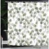 Ambesonne Damask Shower Curtain, Vintage Style Floral Pattern Abstract Romantic Bouquet Greenery Art Print, Cloth Fabric Bathroom Decor Set with Hooks, 69″ W x 70″ L, Warm Taupe(Dark Sepia)