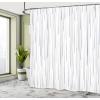 Ambesonne Damask Shower Curtain, Vintage Style Floral Pattern Abstract Romantic Bouquet Greenery Art Print, Cloth Fabric Bathroom Decor Set with Hooks, 69″ W x 70″ L, Warm Taupe(Navy Blue)