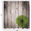 Ambesonne Damask Shower Curtain, Vintage Style Floral Pattern Abstract Romantic Bouquet Greenery Art Print, Cloth Fabric Bathroom Decor Set with Hooks, 69″ W x 70″ L, Warm Taupe(Green)