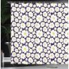 Ambesonne Damask Shower Curtain, Vintage Style Floral Pattern Abstract Romantic Bouquet Greenery Art Print, Cloth Fabric Bathroom Decor Set with Hooks, 69″ W x 70″ L, Warm Taupe(Dark Purple)
