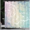 Ambesonne Damask Shower Curtain, Vintage Style Floral Pattern Abstract Romantic Bouquet Greenery Art Print, Cloth Fabric Bathroom Decor Set with Hooks, 69″ W x 70″ L, Warm Taupe(Seafoam White)