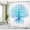 Ambesonne Damask Shower Curtain, Vintage Style Floral Pattern Abstract Romantic Bouquet Greenery Art Print, Cloth Fabric Bathroom Decor Set with Hooks, 69″ W x 70″ L, Warm Taupe(White Sky)