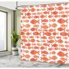 Ambesonne Damask Shower Curtain, Vintage Style Floral Pattern Abstract Romantic Bouquet Greenery Art Print, Cloth Fabric Bathroom Decor Set with Hooks, 69″ W x 70″ L, Warm Taupe(Dark Salmon)