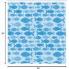 Ambesonne Damask Shower Curtain, Vintage Style Floral Pattern Abstract Romantic Bouquet Greenery Art Print, Cloth Fabric Bathroom Decor Set with Hooks, 69″ W x 70″ L, Warm Taupe(Deep Blue Sky)