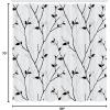 Ambesonne Damask Shower Curtain, Vintage Style Floral Pattern Abstract Romantic Bouquet Greenery Art Print, Cloth Fabric Bathroom Decor Set with Hooks, 69″ W x 70″ L, Warm Taupe(Coconut Black)