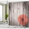 Ambesonne Damask Shower Curtain, Vintage Style Floral Pattern Abstract Romantic Bouquet Greenery Art Print, Cloth Fabric Bathroom Decor Set with Hooks, 69″ W x 70″ L, Warm Taupe(Salmon)
