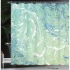 Ambesonne Damask Shower Curtain, Vintage Style Floral Pattern Abstract Romantic Bouquet Greenery Art Print, Cloth Fabric Bathroom Decor Set with Hooks, 69″ W x 70″ L, Warm Taupe(Fern Green)