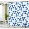 Ambesonne Damask Shower Curtain, Vintage Style Floral Pattern Abstract Romantic Bouquet Greenery Art Print, Cloth Fabric Bathroom Decor Set with Hooks, 69″ W x 70″ L, Warm Taupe(Blue White)