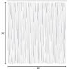Ambesonne Damask Shower Curtain, Vintage Style Floral Pattern Abstract Romantic Bouquet Greenery Art Print, Cloth Fabric Bathroom Decor Set with Hooks, 69″ W x 70″ L, Warm Taupe(Navy Blue)