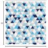 Ambesonne Damask Shower Curtain, Vintage Style Floral Pattern Abstract Romantic Bouquet Greenery Art Print, Cloth Fabric Bathroom Decor Set with Hooks, 69″ W x 70″ L, Warm Taupe(Sky Blue)
