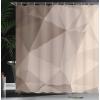 Ambesonne Damask Shower Curtain, Vintage Style Floral Pattern Abstract Romantic Bouquet Greenery Art Print, Cloth Fabric Bathroom Decor Set with Hooks, 69″ W x 70″ L, Warm Taupe(Cocoa Beige)