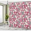 Ambesonne Damask Shower Curtain, Vintage Style Floral Pattern Abstract Romantic Bouquet Greenery Art Print, Cloth Fabric Bathroom Decor Set with Hooks, 69″ W x 70″ L, Warm Taupe(Pale Reseda)