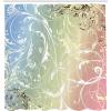 Ambesonne Damask Shower Curtain, Vintage Style Floral Pattern Abstract Romantic Bouquet Greenery Art Print, Cloth Fabric Bathroom Decor Set with Hooks, 69″ W x 70″ L, Warm Taupe(Pale Sky)
