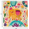 Ambesonne Damask Shower Curtain, Vintage Style Floral Pattern Abstract Romantic Bouquet Greenery Art Print, Cloth Fabric Bathroom Decor Set with Hooks, 69″ W x 70″ L, Warm Taupe(Pink Orange)