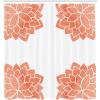 Ambesonne Damask Shower Curtain, Vintage Style Floral Pattern Abstract Romantic Bouquet Greenery Art Print, Cloth Fabric Bathroom Decor Set with Hooks, 69″ W x 70″ L, Warm Taupe(Sienna)