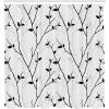 Ambesonne Damask Shower Curtain, Vintage Style Floral Pattern Abstract Romantic Bouquet Greenery Art Print, Cloth Fabric Bathroom Decor Set with Hooks, 69″ W x 70″ L, Warm Taupe(Coconut Black)