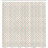 Ambesonne Floral Shower Curtain, Bouquet with Swirled Branches Romantic Paper Flowers Origami Autumn Blooms Image, Cloth Fabric Bathroom Decor Set with Hooks, 69″ W x 84″ L, Mint Orange(Cream Salmon Pale Blue)
