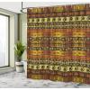 Ambesonne Floral Shower Curtain, Bouquet with Swirled Branches Romantic Paper Flowers Origami Autumn Blooms Image, Cloth Fabric Bathroom Decor Set with Hooks, 69″ W x 84″ L, Mint Orange(Brown Yellow Pale Orange)
