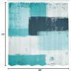 Ambesonne Floral Shower Curtain, Bouquet with Swirled Branches Romantic Paper Flowers Origami Autumn Blooms Image, Cloth Fabric Bathroom Decor Set with Hooks, 69″ W x 84″ L, Mint Orange(Turquoise Aqua)