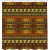 Ambesonne Floral Shower Curtain, Bouquet with Swirled Branches Romantic Paper Flowers Origami Autumn Blooms Image, Cloth Fabric Bathroom Decor Set with Hooks, 69″ W x 84″ L, Mint Orange(Brown Yellow Pale Orange)