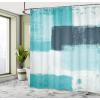 Ambesonne Floral Shower Curtain, Bouquet with Swirled Branches Romantic Paper Flowers Origami Autumn Blooms Image, Cloth Fabric Bathroom Decor Set with Hooks, 69″ W x 84″ L, Mint Orange(Turquoise Aqua)