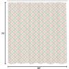 Ambesonne Floral Shower Curtain, Bouquet with Swirled Branches Romantic Paper Flowers Origami Autumn Blooms Image, Cloth Fabric Bathroom Decor Set with Hooks, 69″ W x 84″ L, Mint Orange(Cream Salmon Pale Blue)
