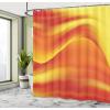 Ambesonne Floral Shower Curtain, Bouquet with Swirled Branches Romantic Paper Flowers Origami Autumn Blooms Image, Cloth Fabric Bathroom Decor Set with Hooks, 69″ W x 84″ L, Mint Orange(Burnt Orange)