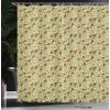 Ambesonne Floral Shower Curtain, Bouquet with Swirled Branches Romantic Paper Flowers Origami Autumn Blooms Image, Cloth Fabric Bathroom Decor Set with Hooks, 69″ W x 84″ L, Mint Orange(Pale Green Brown)