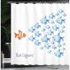 Ambesonne Floral Shower Curtain, Bouquet with Swirled Branches Romantic Paper Flowers Origami Autumn Blooms Image, Cloth Fabric Bathroom Decor Set with Hooks, 69″ W x 84″ L, Mint Orange(Orange Blue)