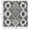 Ambesonne Floral Shower Curtain, Bouquet with Swirled Branches Romantic Paper Flowers Origami Autumn Blooms Image, Cloth Fabric Bathroom Decor Set with Hooks, 69″ W x 84″ L, Mint Orange(Off White Dimgray)